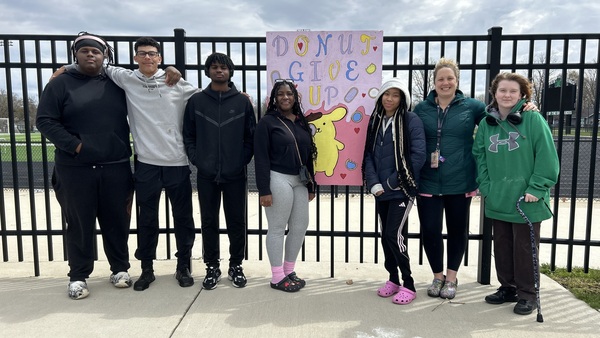 High School Art Students Who Helped Design the Encouragement Posters
