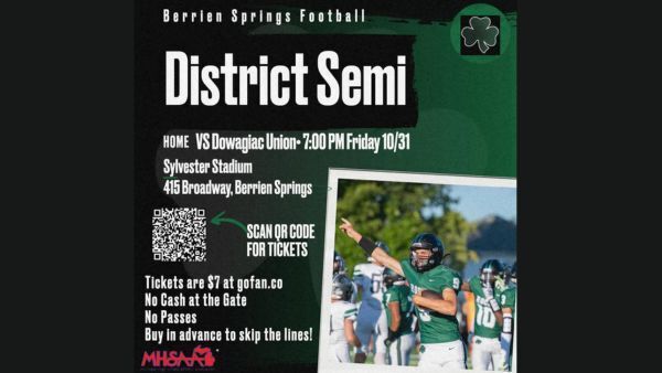 Football Districts Game Purchase Your Tickets online advertisement