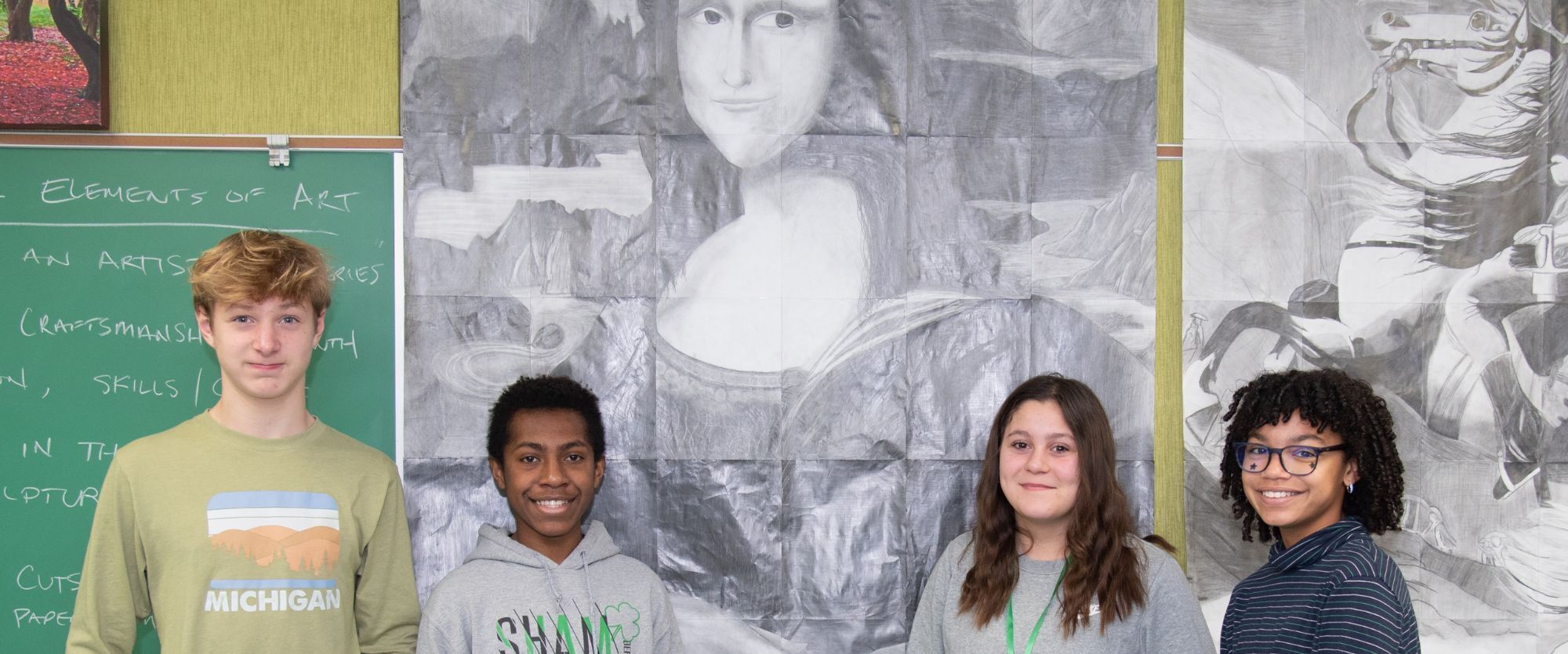 Middle School Art Students Create Masterpieces