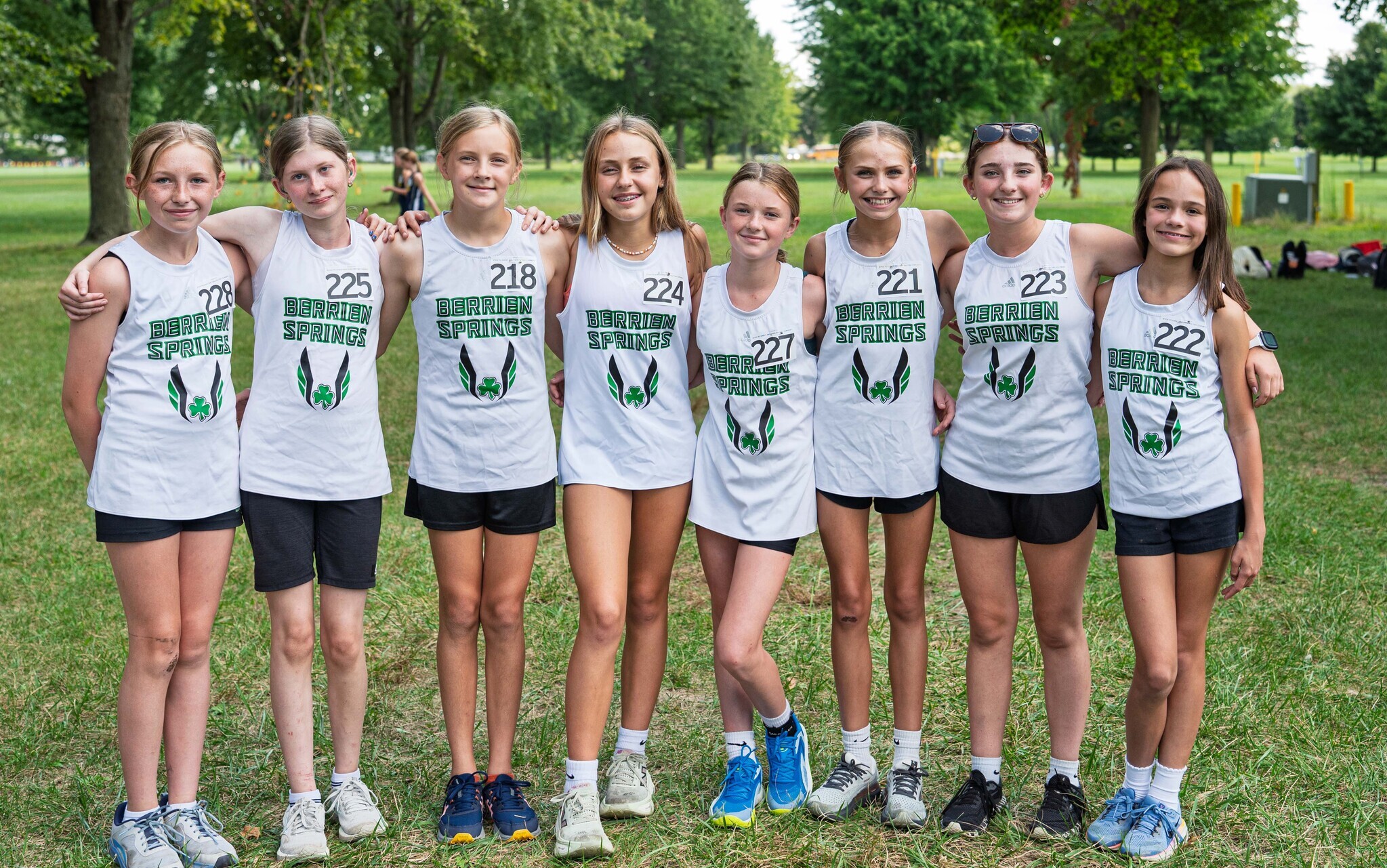 Middle School Girls Cross Country team 2025