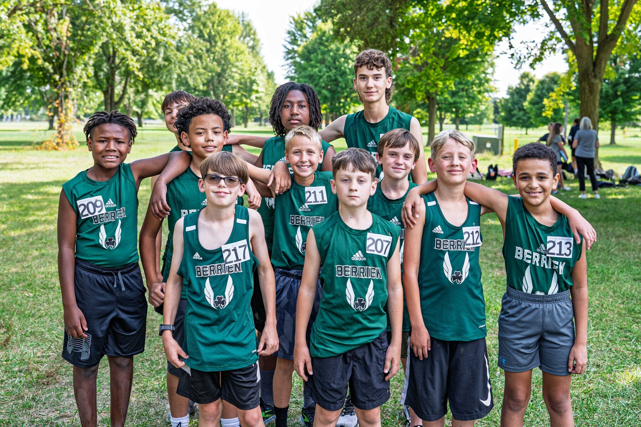 Middle School Cross Country Team 2025