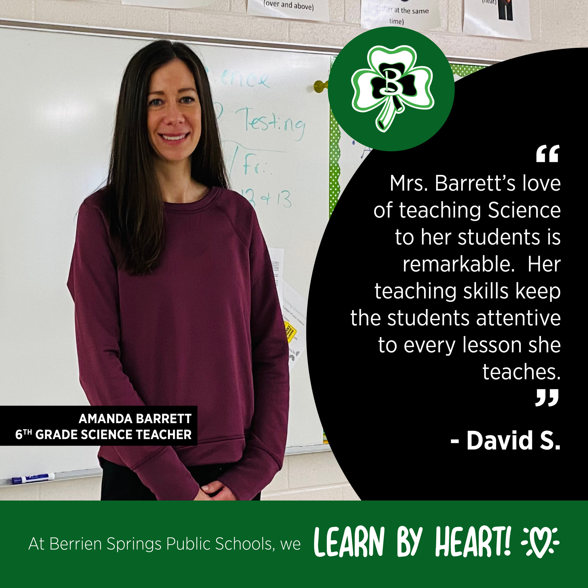 Learn By Heart Staff Highlight