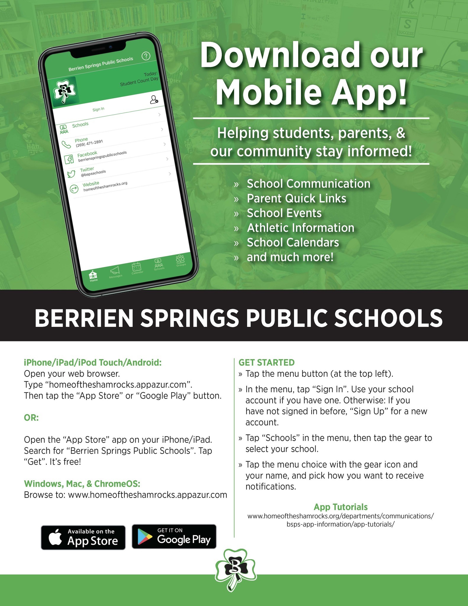 Download the Mobile App Flyer